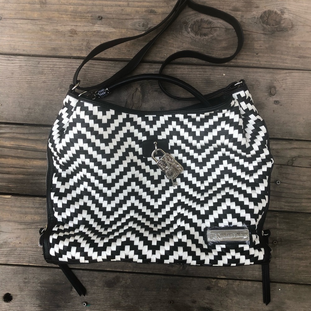 Disney Parks Kingdom Couture Chevron Tote Bag
